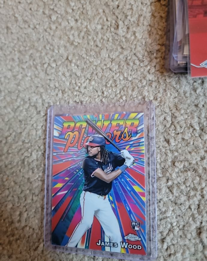 2025 Topps Chrome Power Players #PP-19 James Wood — front