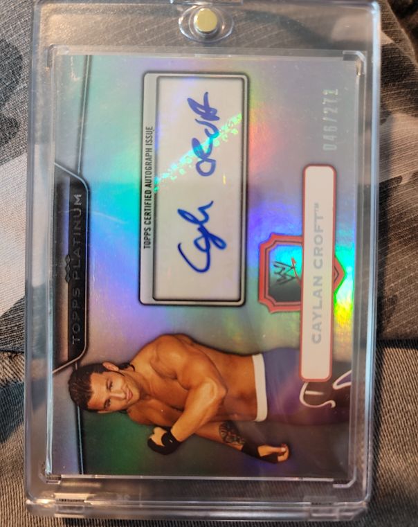 2010 Topps Platinum WWE #124 Caylan Croft — front
