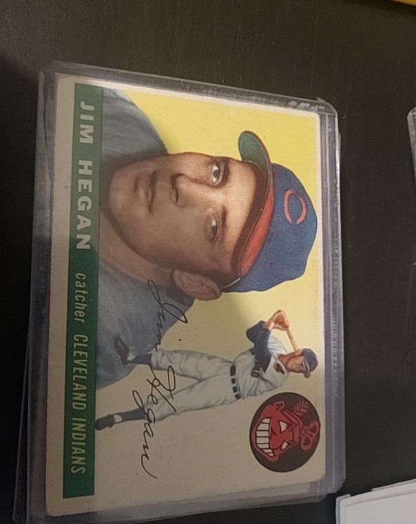 1955 Topps #7 Jim Hegan — front