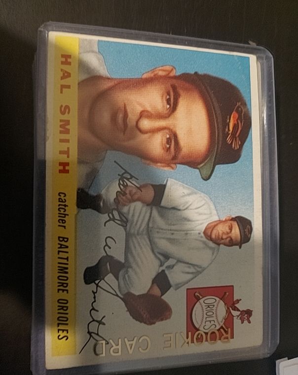 1955 Topps #8 Hal Smith — front