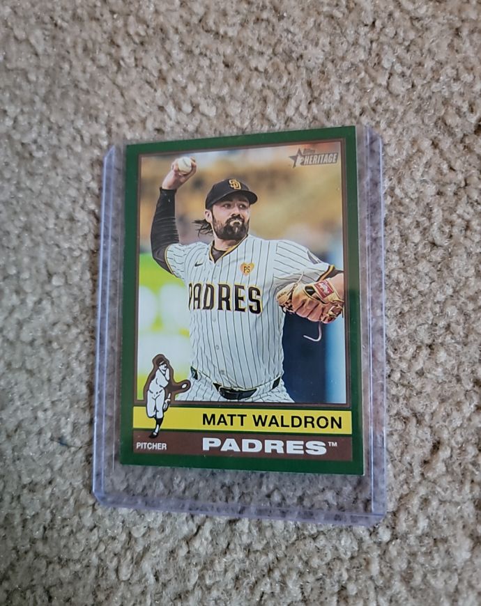 2025 Topps Heritage #497 Matt Waldron — front