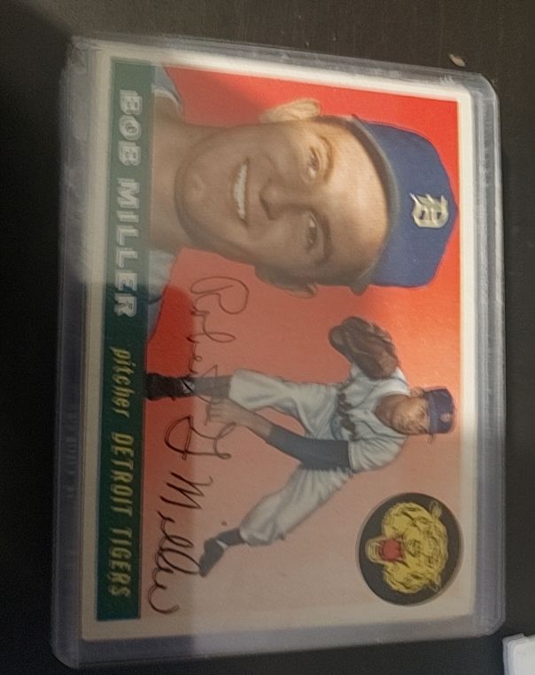 1955 Topps #9 Bob Miller — front