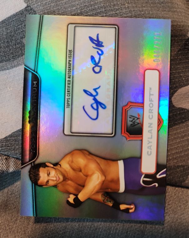 2010 Topps Platinum WWE #124 Caylan Croft — front