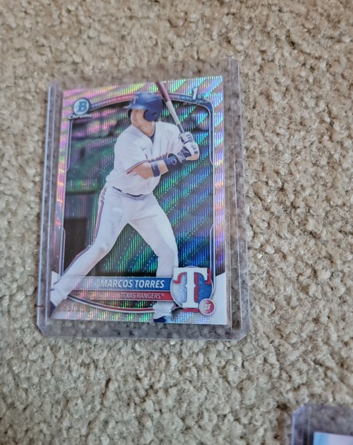 2025 Bowman Chrome #P1 Marcos Torres — front