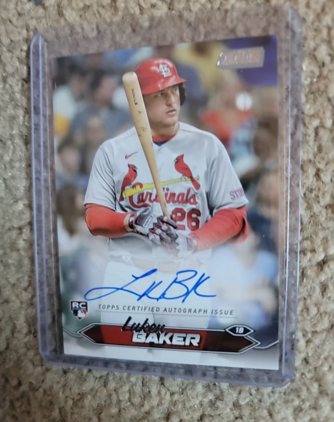2024 Topps Stadium Club #SCBA-LBA Luken Baker — front