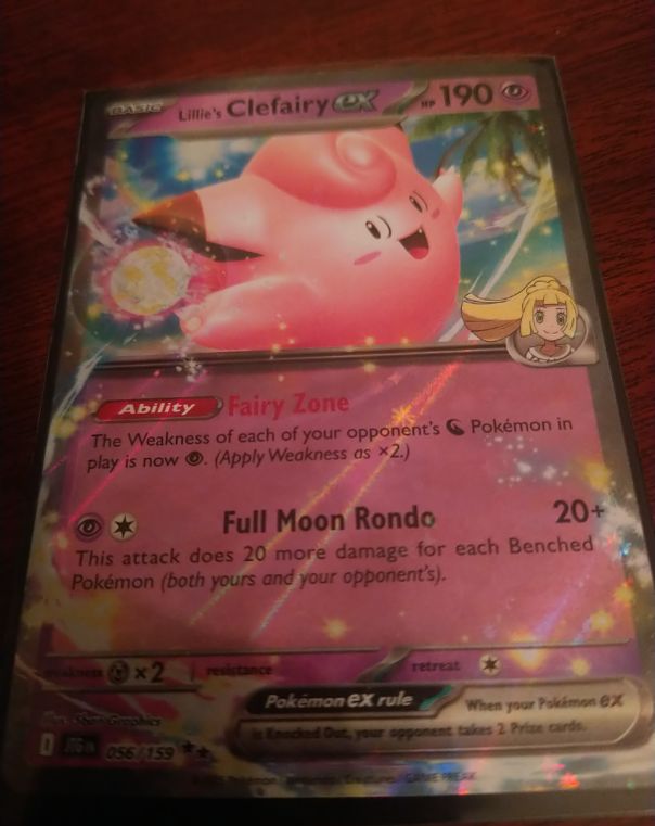 2022 Pokémon SV09: Journey Together #056 Lillie's Clefairy GX — front