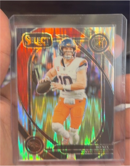 2024 Panini Select Club Level #221 Bo Nix — front