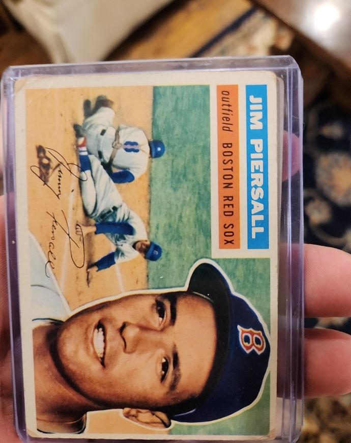 1956 Topps #143 Jim Piersall — front