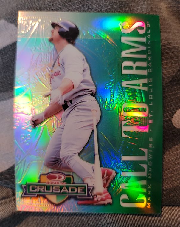1997 Donruss Crusade CTA Call to Arms #CTA Mark McGwire — front