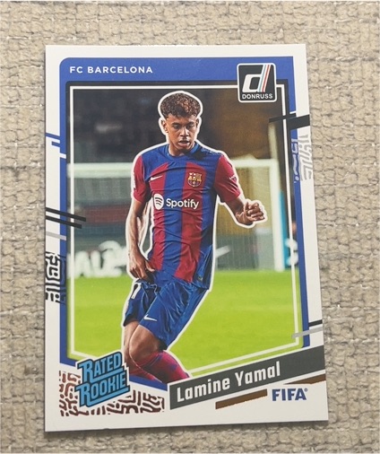 2023-24 Donruss #177 Lamine Yamal Rated Rookie — front
