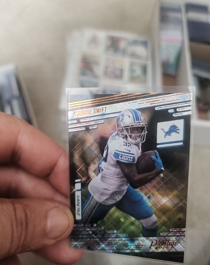 2021 Panini Prestige #55 D'Andre Swift Xtra Points — front