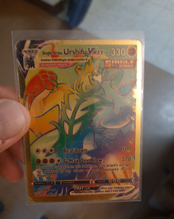 2021 Pokémon Battle Styles #167 Single Strike Urshifu VMAX — front