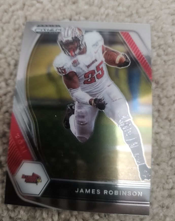 2021 Panini Prizm Draft Picks #86 James Robinson — front