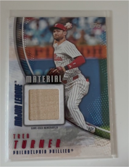 2025 Topps Series 1 Major League Material #MLM-TT Trea Turner — front