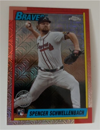 2025 Topps Chrome #T90C-60 Spencer Schwellenbach — front