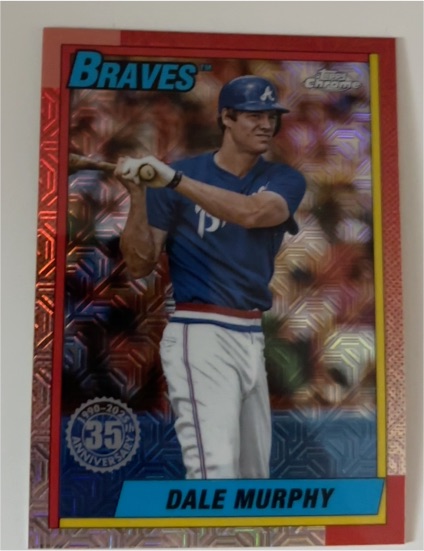 2025 Topps Series 1 1990 Topps Chrome #T90C-46 Dale Murphy — front
