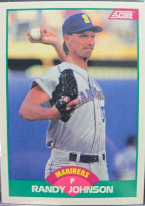 1989 Score Rookie & Traded #77T Randy Johnson — front