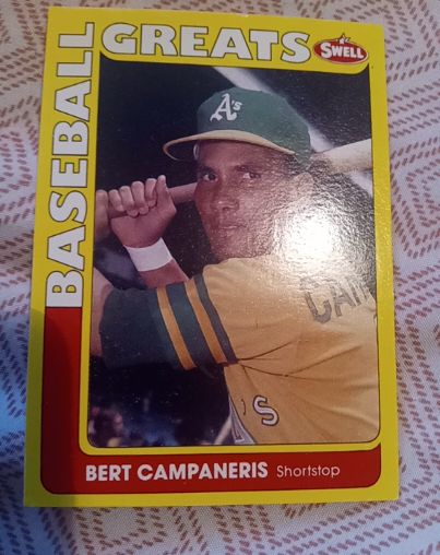 1991 Swell Baseball Greats #110 Bert Campaneris — front