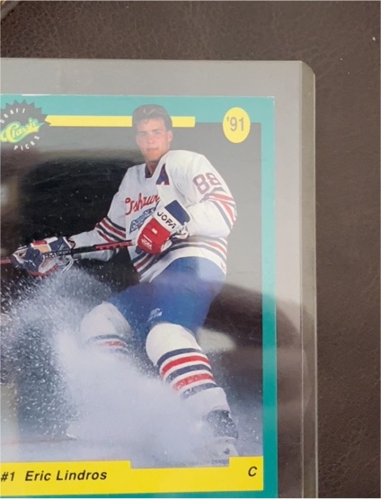 1991 Classic Draft Picks #1 Eric Lindros — front