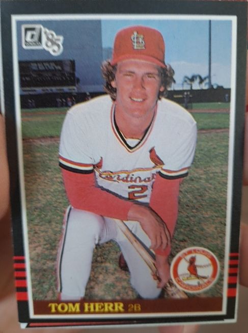 1985 Donruss #425 Tom Herr — front