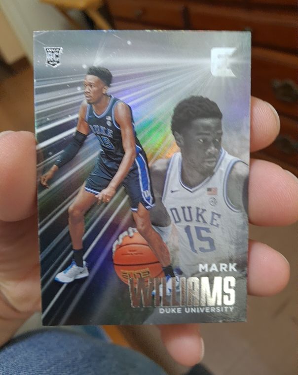 2022 Panini Chronicles Draft Picks #10 Mark Williams Essentials Rookie Duke — front