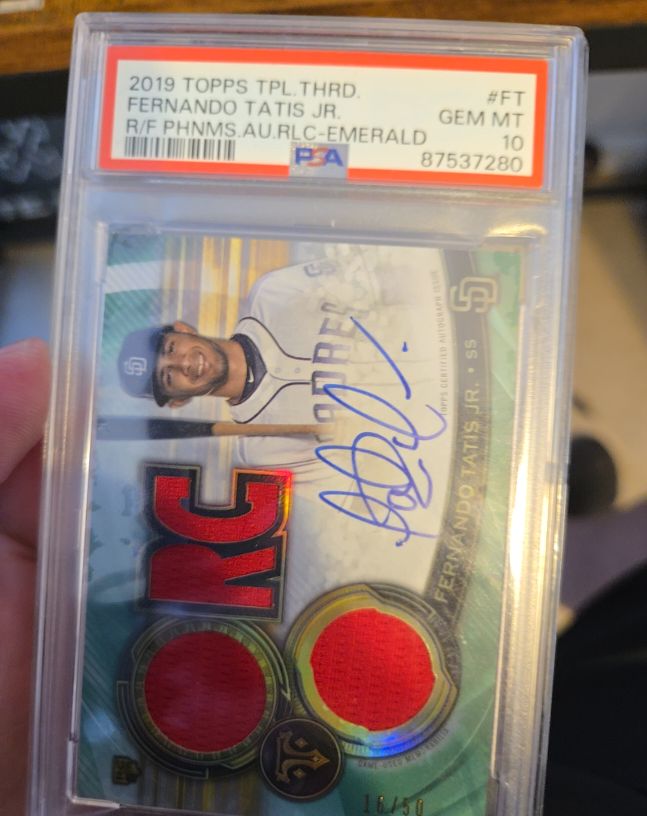 2019 Topps Triple Threads #FT Fernando Tatis Jr. — front