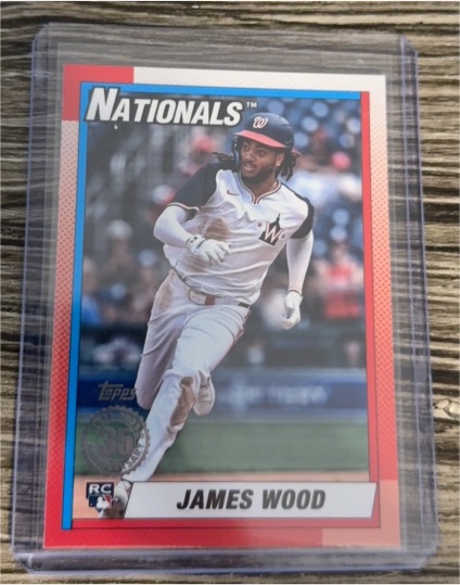2025 Topps Series 2 #90B2-47 James Wood — front