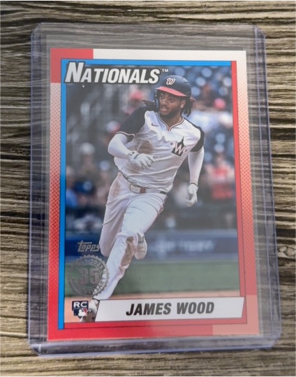 2025 Topps Series 2 35th Anniversary #90B2-47 James Wood — front