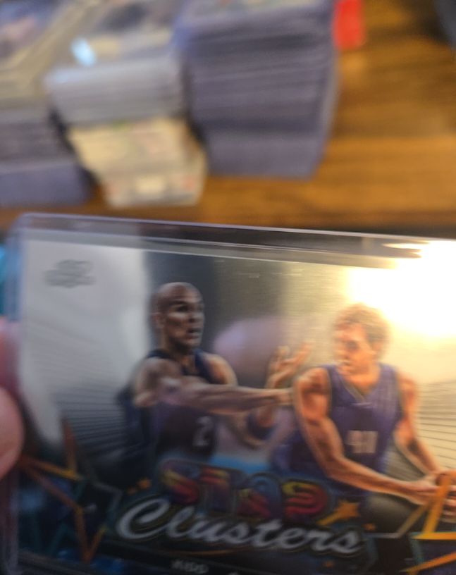 1993-94 Topps Chrome NBA Stars Clusters #NNO Unknown Players — front