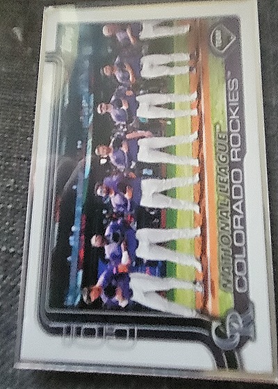 2025 Topps Series 2 #486 Colorado Rockies Team Card — front