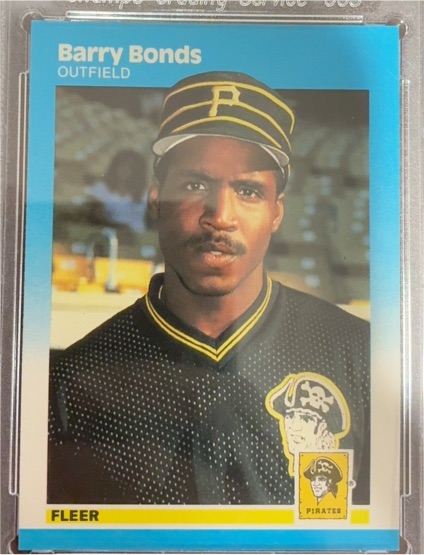 1987 Fleer #604 Barry Bonds — front