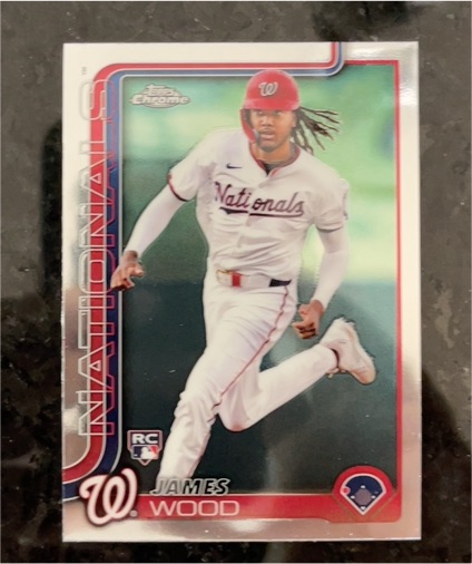 2025 Topps Chrome #132 James Wood — front