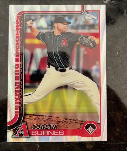2025 Topps Chrome #17 Corbin Burnes — front