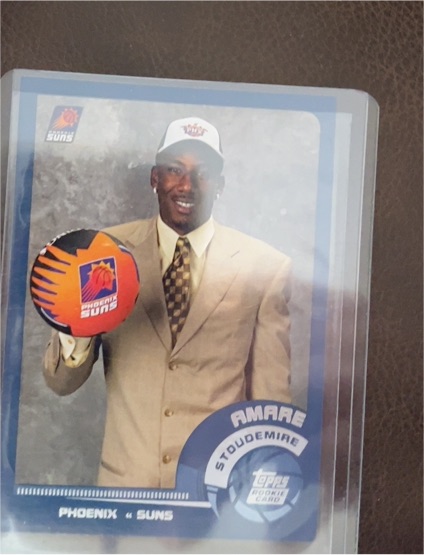 2002-03 Topps #193 Amare Stoudemire Rookie Card — front