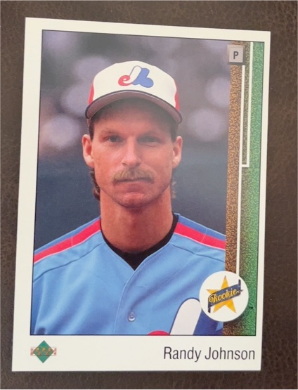 1989 Upper Deck #25 Randy Johnson Rookie Card — front