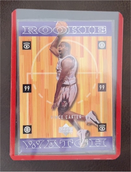 1998-99 Upper Deck #316 Vince Carter Rookie Watch — front