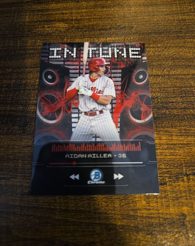 2024 Bowman Draft Chrome In Tune #IT-19 Aidan Miller — front