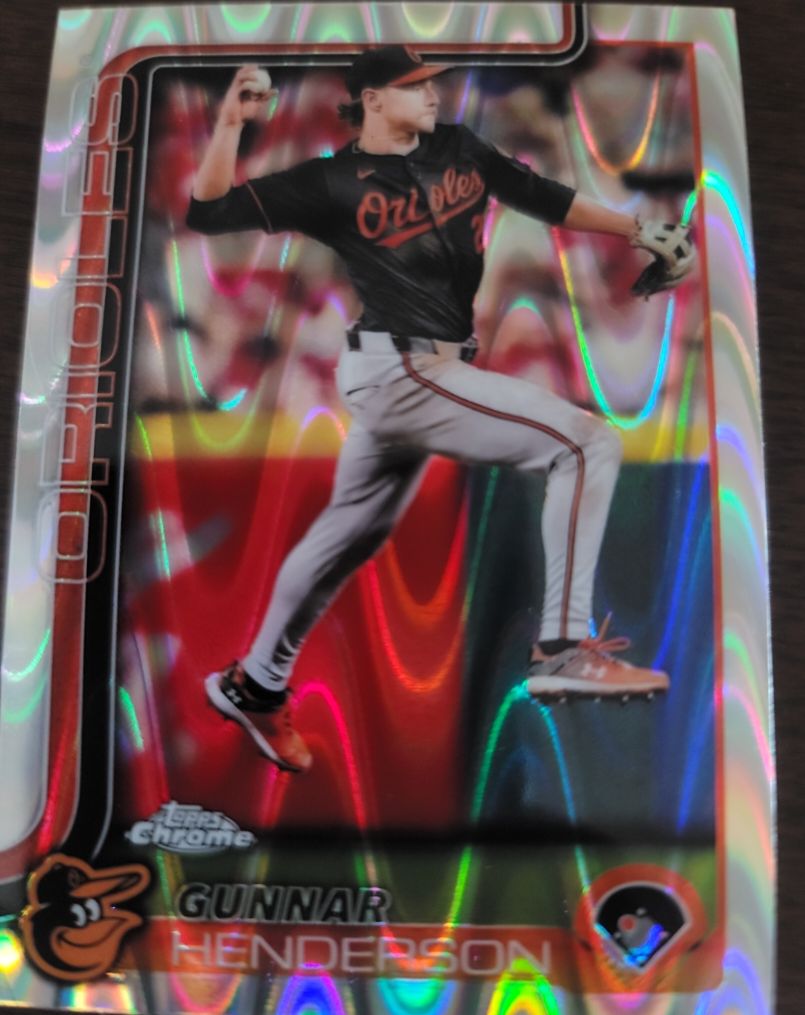 2025 Topps Chrome #213 Gunnar Henderson — front