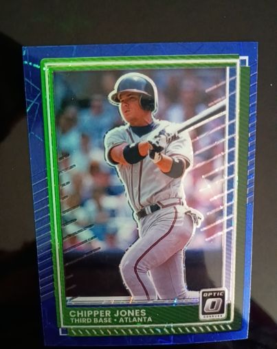 2025 Panini Donruss Optic #92 Chipper Jones — front