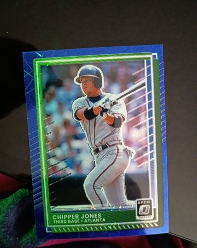 2025 Donruss Optic #92 Chipper Jones — front