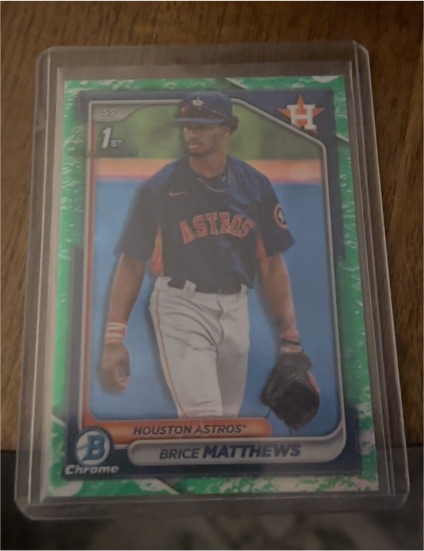 2024 Bowman Chrome #BP-69 Brice Matthews — front