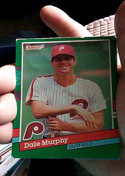 1991 Donruss #484 Dale Murphy — front