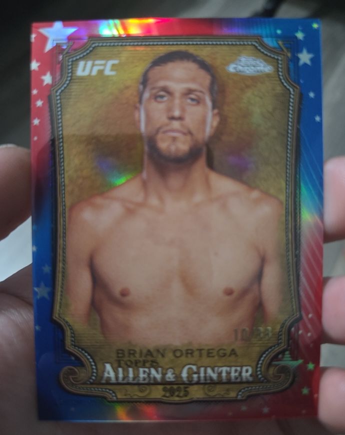 2025 Topps Chrome UFC Allen & Ginter #AAG-24 Brian Ortega — front