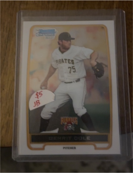 2012 Bowman Chrome Prospects #BCP86 Gerrit Cole — front