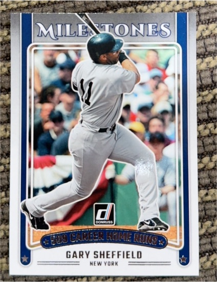 2025 Donruss #14 Gary Sheffield Milestones — front