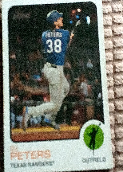 2022 Topps Heritage #119 DJ Peters — front