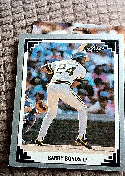 1991 Leaf #261 Barry Bonds — front
