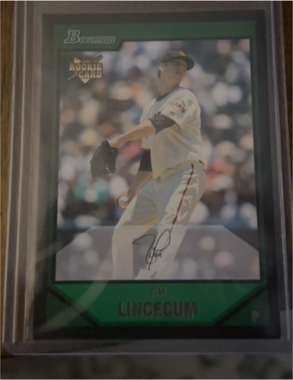 2007 Bowman Draft Picks & Prospects #BDP11 Tim Lincecum — front