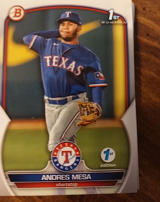 2023 Bowman #BP-44 Andres Mesa — front