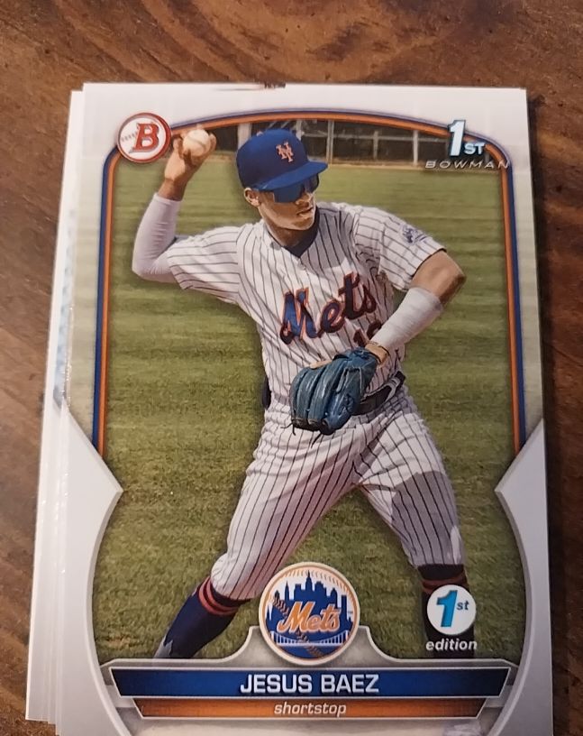 2023 Bowman Prospects #BP-12 Jesus Baez — front
